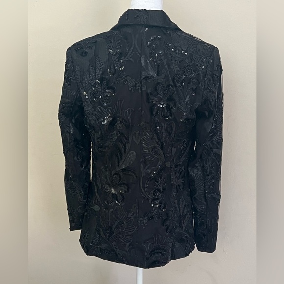 Fashion Nova Ava Sequin Embellished Blazer
Black Medium NWT - Picture 4 of 12